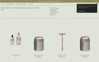 Well kept homepage website preview