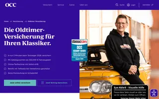 OCC homepage website preview