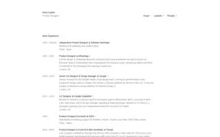 Nuno Coelho homepage website preview