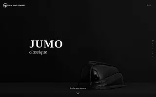 JUMO homepage website preview
