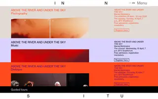Innsitu homepage website preview