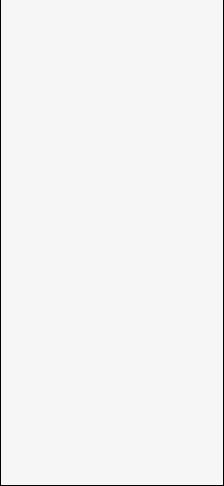 The mobile version maintains the minimalist white and black aesthetic but reflows the text into a single, narrow column for vertical scrolling. The layout is simplified to prioritize readability on a small screen, with the close button positioned at the top.