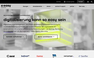 easy homepage website preview