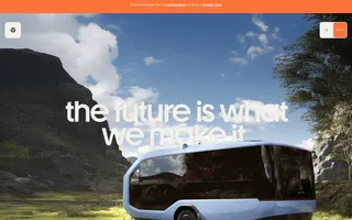 Pebble homepage website preview