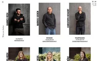 Weingut Hannes Reeh homepage website preview
