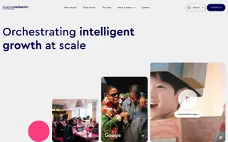 EssenceMediacom homepage website preview