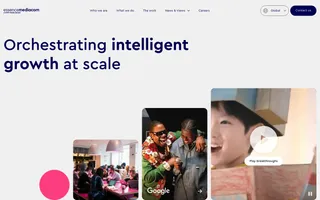 EssenceMediacom homepage website preview