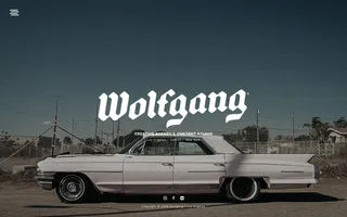 Wolfgang homepage website preview