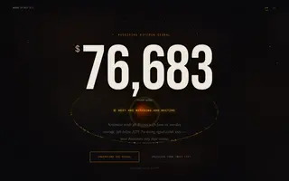 When to Buy BTC homepage website preview