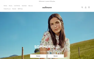 Wallmann homepage website preview