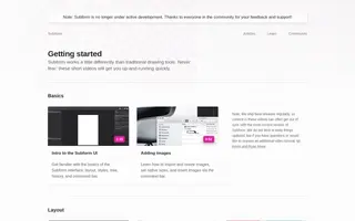 Subform homepage website preview