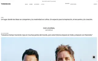 Thinking MU homepage website preview