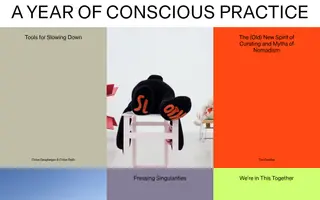 A Year of Conscious Practice homepage website preview