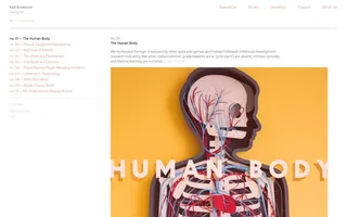 Kelli Anderson homepage website preview