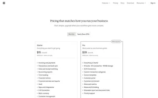 Midday homepage website preview