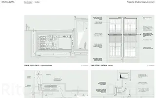 Ritchie+Daffin homepage website preview