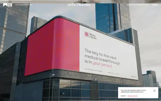 Alfa Charlie homepage website preview