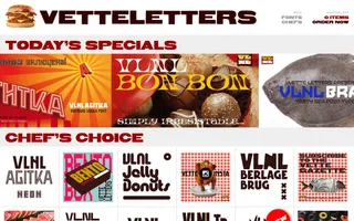 VetteLetters homepage website preview