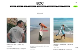 Boys Don't Cry homepage website preview