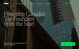 N49P homepage website preview