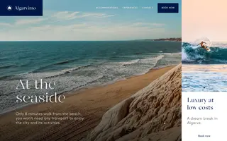 Algarvimo homepage website preview