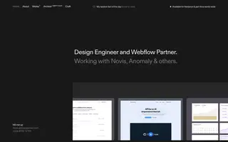 Moyi Abioye homepage website preview