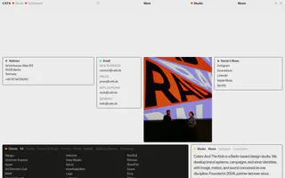 CATK homepage website preview