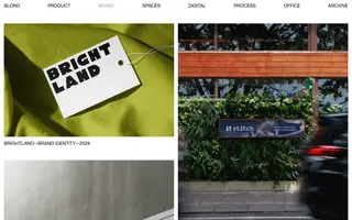 Blond homepage website preview