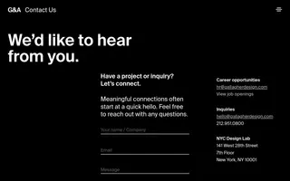 Gallagher & Associates homepage website preview