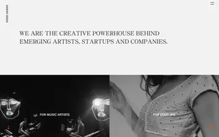 Good Hands homepage website preview