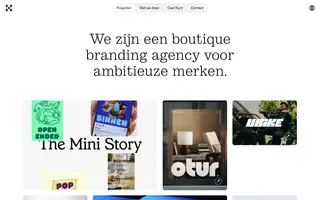 Hunt homepage website preview