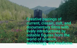 Science on Screen homepage website preview