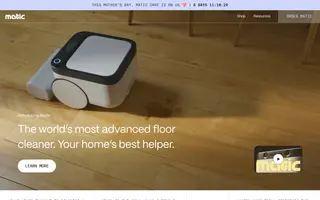 Matic homepage website preview