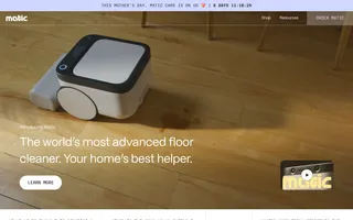Matic homepage website preview