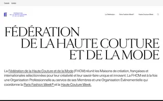 FHCM homepage website preview