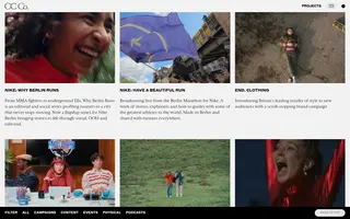 CC Co. homepage website preview