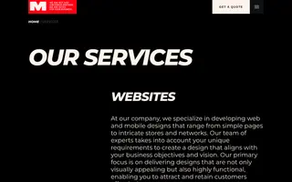 Mate and Mate homepage website preview