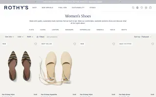 Rothys homepage website preview