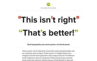 Smart Quotes for Smart People homepage website preview