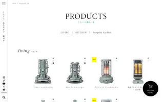 Aladdin homepage website preview
