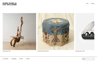 Chen Chen & Kai Williams homepage website preview