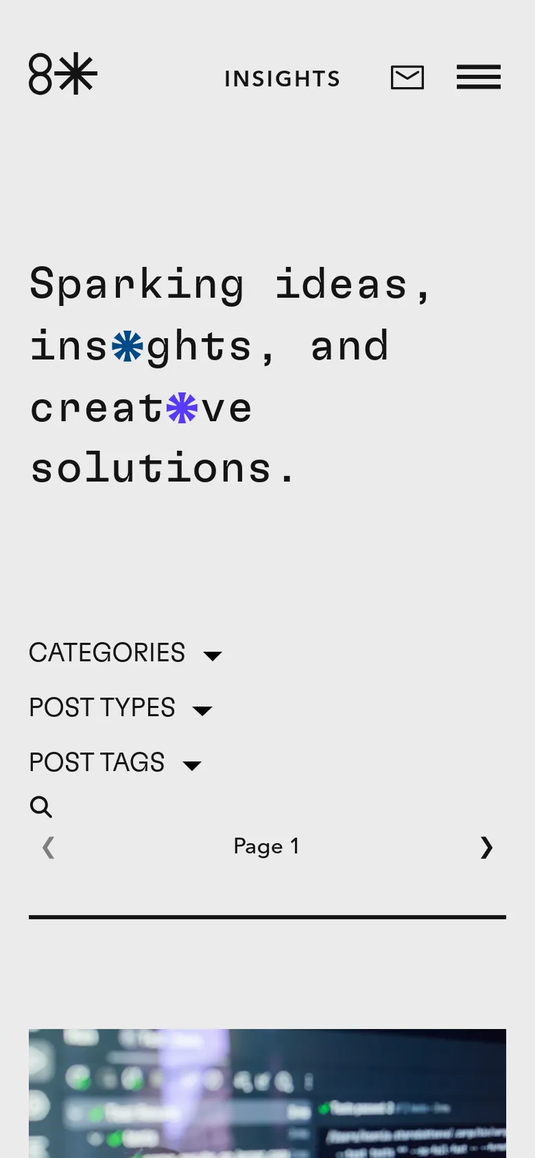 8th Light Blog / Article mobile website screenshot