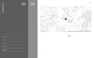 Goldsworthy homepage website preview