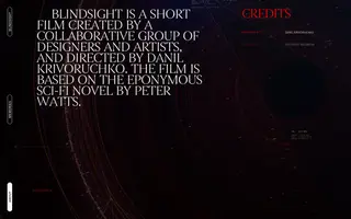 Blindsight homepage website preview