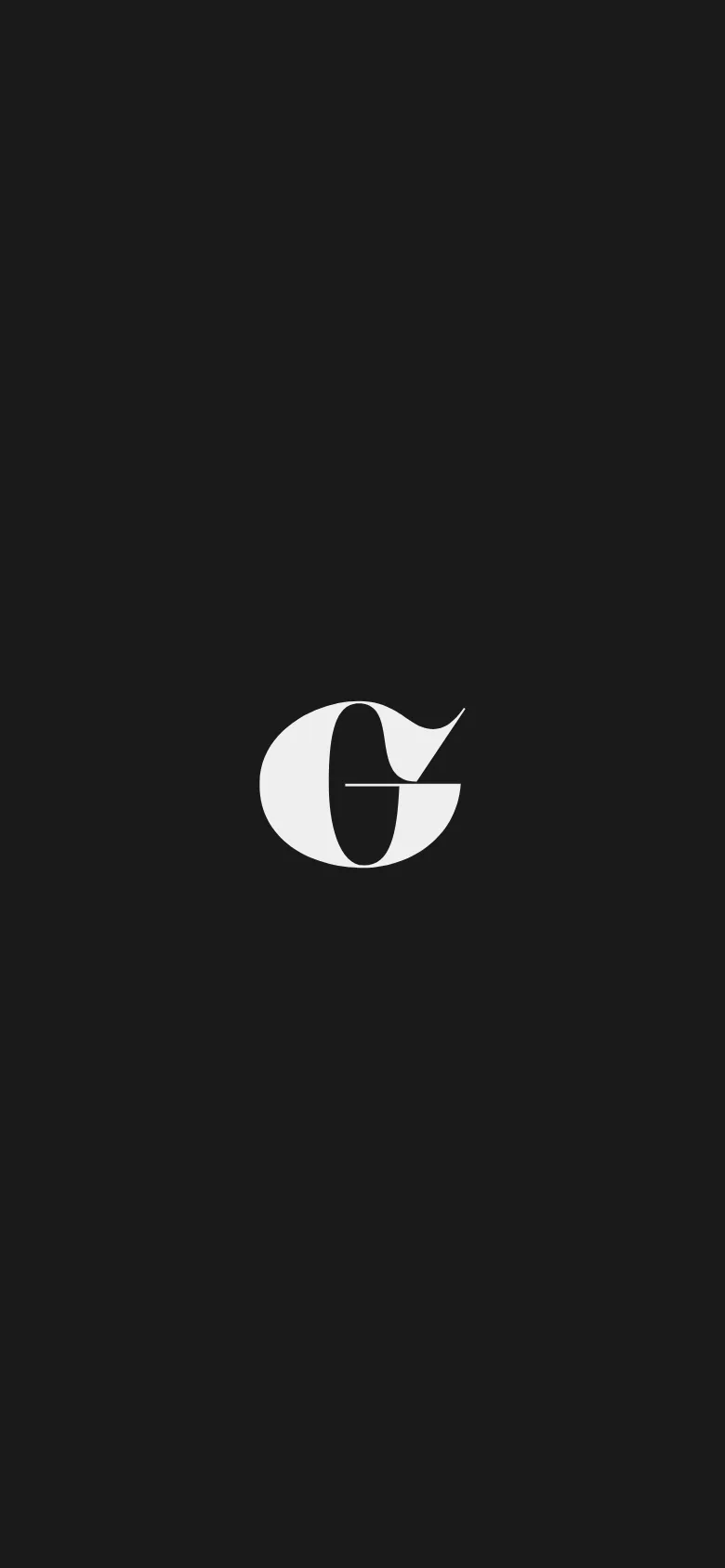 The mobile version maintains the dark aesthetic but transitions the project grid into a single-column vertical scroll. The navigation filters and project headings are stacked vertically to fit the narrow screen, ensuring large, legible imagery for each work entry.