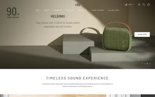 Vifa homepage website preview