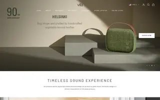 Vifa homepage website preview
