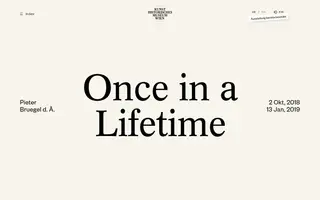 Bruegel homepage website preview