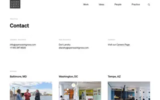 Ayers Saint Gross homepage website preview