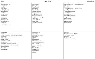 Criteria homepage website preview